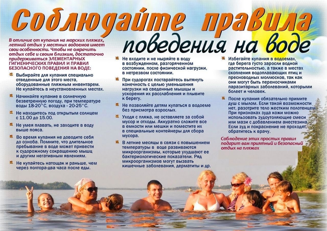 🌊Безопасность на воде.